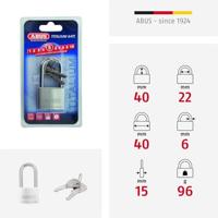 ABUS Hangslot 64Ti/40Hb40 - 64TI/40HB40 - 64TI/40HB40 - thumbnail