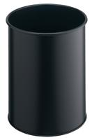 Papierbak Durable 3301-01 15liter rond zwart - thumbnail