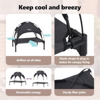 VidaXL Hondenbed zwart 76 x 62 x 70,5 cm staal - thumbnail