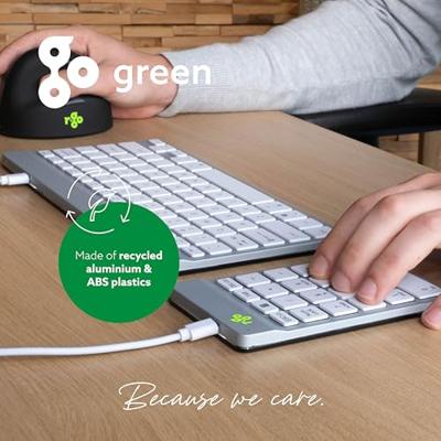 R-GO Tools Numpad Break Numeriek toetsenbord Kabelgebonden Ergonomisch Wit