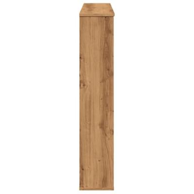 Haardombouw 100x20x100 cm bewerkt hout artisanaal eikenkleurig