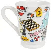 Blond Amsterdam xl mok aardewerk opa 10x12.5cm multi - thumbnail