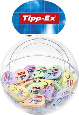 Tipp-Ex mini-pocket mouse pastel, bubbel display van 40 stuks, assorti