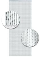 Vliegengordijn Kunststof Bali Zwart - 100cm x 240cm - thumbnail