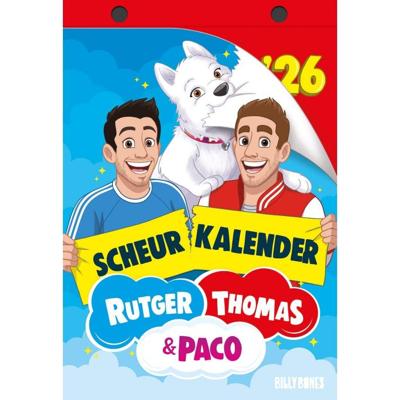 Scheurkalender Rutger, Thomas en Paco