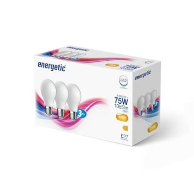 Nordlux 5181021523 Gloeilamp-lamp Energielabel E (A - G) E27 8.5 W Warmwit (Ø) 60 mm 3 stuk(s)