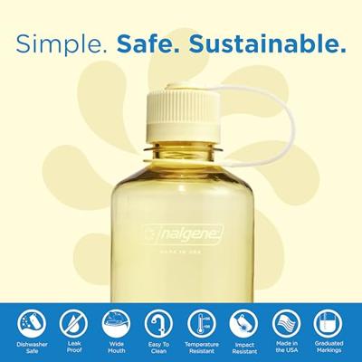 Nalgene Narrow Mouth 0,5L Sustain Drinkfles Butter 0,5L Nalgene Narrow Mouth 0,5L Sustain Drinkfles Butter 0,5L