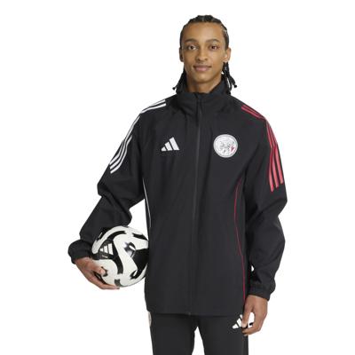 adidas Ajax Regenjack 2025-2026 Zwart Wit Rood adidas Ajax Regenjack 2025-2026 Zwart Wit Rood