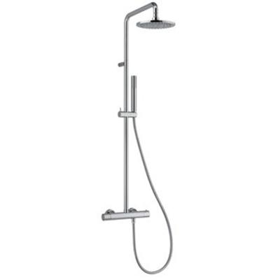 Plieger Douchesysteem Thermostatisch Napoli Met Douchekraan Hoofddouche Ø20 cm En Handdouche 1 Stand Chroom