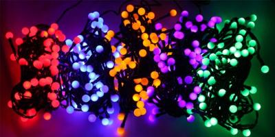 LED lichtsnoer Cherry blauw