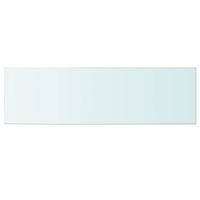 Wandschap transparant 100x30 cm glas - thumbnail