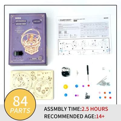 ROKR Starry Night Planetarium - Houten bouwpakket