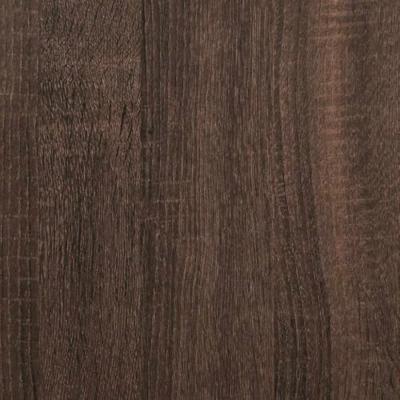 2-delige Badkamermeubelset bewerkt hout bruin eikenkleur