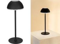 JONSKA LED Tafellamp - Oplaadbaar - Zwart - thumbnail