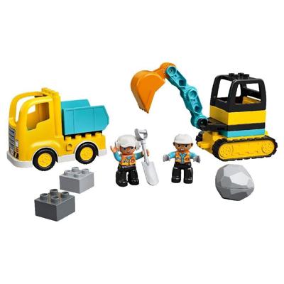 LEGO DUPLO Constructie 10931 Vrachtwagen en graaflaadmachine