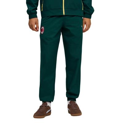 PUMA AC Milan Pumatech Trainingsbroek Woven 2025-2026 Donkergroen