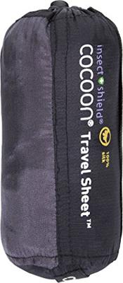 Cocoon Travel Sheet Insect Shield 100% Silk Lakenzak Rhino
