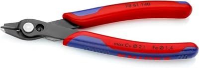 Knipex Elektronicazijsnijtang | lengte 140 mm | facet nee | speciaal gereedschap gebruineerd | 1 stuk - 78 61 140 - 78 61 140 - thumbnail
