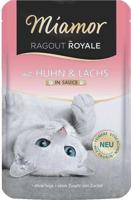 MIAMOR Ragout Royale Chicken and salmon in sauce - nat kattenvoer - 100g - thumbnail