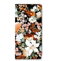 Smart Cover voor OnePlus 11 Dark Flowers - thumbnail