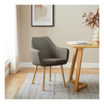 Artistiq Eetkamerstoel 'Jua' Stof, kleur Bruin Artistiq Eetkamerstoel 'Jua' Stof, kleur Bruin