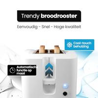 Clatronic TA 3801 W Broodrooster Wit - thumbnail