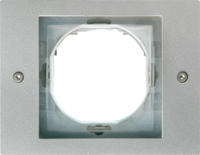 Gira TX 44 afdekraam 1-voudig aluminium - thumbnail