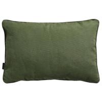 Sierkussen 60x40 piping Panama groen - thumbnail