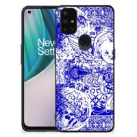 Telefoonhoesje OnePlus Nord N10 5G Angel Skull Blauw - thumbnail
