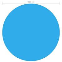 VidaXL Zwembadhoes 356 cm pe blauw - thumbnail