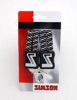 Snelbinder Quattro Simson extra sterk met 4 binders - zwart/wit - thumbnail