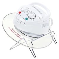 VidaXL Halogeen heteluchtoven met uitbreidingsring 1400 w 17 l - thumbnail