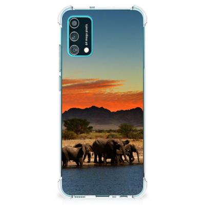 Samsung Galaxy M02s | A02s Case Anti-shock Olifanten Samsung Galaxy M02s | A02s Case Anti-shock Olifanten