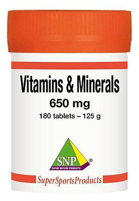 SNP Vitamins minerals complex 180 Tabletten SNP Vitamins minerals complex 180 Tabletten