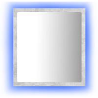 VidaXL Badkamerspiegel led 40x8,5x37 cm acryl betongrijs - thumbnail