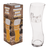 Drunk Again scheef bierglas - thumbnail