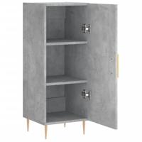 Dressoir 34,5x34x90 cm bewerkt hout betongrijs - thumbnail