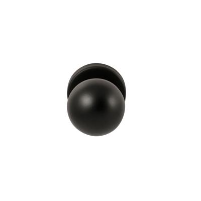 Hardbrass Voordeurknop Sfera 50mm. - puurzwart Hardbrass Voordeurknop Sfera 50mm. - puurzwart
