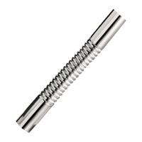 Wiesbaden Chroom muurbuis recht buigbaar 32 mm - thumbnail