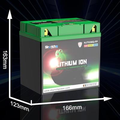 Skyrich lifepo4 batterij "hjtx30q-fp". battery hjtx30-fpq-wi lithium 4-pole