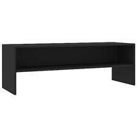 vidaXL Tv-meubel 120x40x40 cm spaanplaat zwart - thumbnail