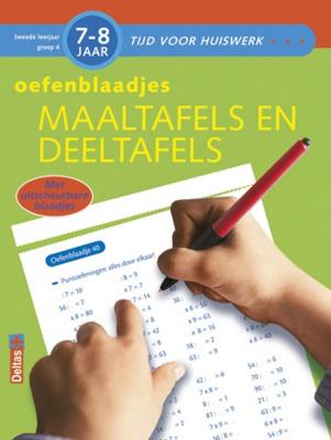 Deltas Oefenblaadjes maaltafels en deeltafels (7-8 Deltas Oefenblaadjes maaltafels en deeltafels (7-8