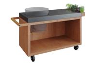 OFYR | Kamado Table Corten 135 PRO | Concrete BGE - thumbnail