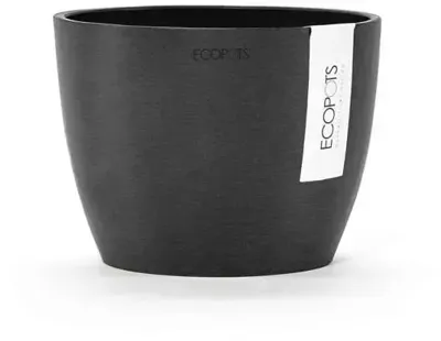 Ecopots Stockholm Donkergrijs Ø16,2 x H12 cm