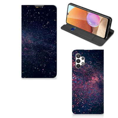 Samsung Galaxy A32 4G | A32 5G Enterprise Editie Stand Case Stars Samsung Galaxy A32 4G | A32 5G Enterprise Editie Stand Case Stars
