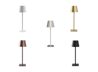 Fedec Draadloze Tafellamp - Dimbaar - ∅11 x 38 cm - thumbnail