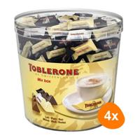 Chocolade toblerone mini's mix silo 904gr 113st | 4 stuks - thumbnail