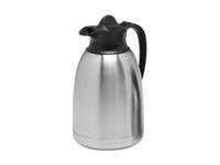 Isoleerkan RVS zwarte schroefdop 1,5L - thumbnail