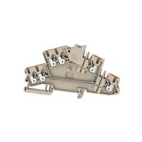 Weidmüller 2531290000 Doorgangsserieklem 5.10 mm Push-In-klem Beige 50 stuk(s) - thumbnail