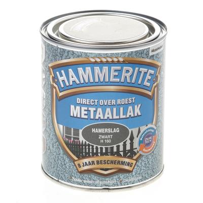 Hammerite Metaallak Direct over Roest Hamerslag - H160 Zwart